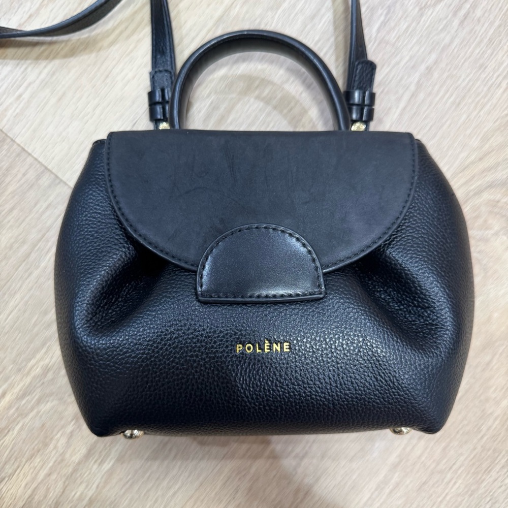 Polene numero leather mini bag - Picture 2 of 8